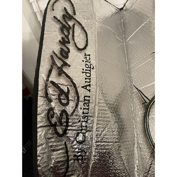 Vintage Ed Hardy Reflective Car Sun‎ Visor - Picture 7 of 12